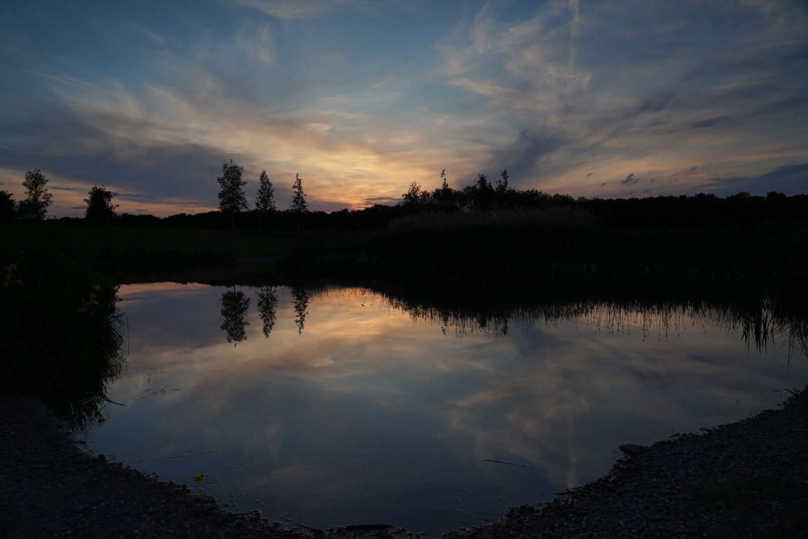 Sony a7R III sample photo. Twilight, mirroring, sunset photography
