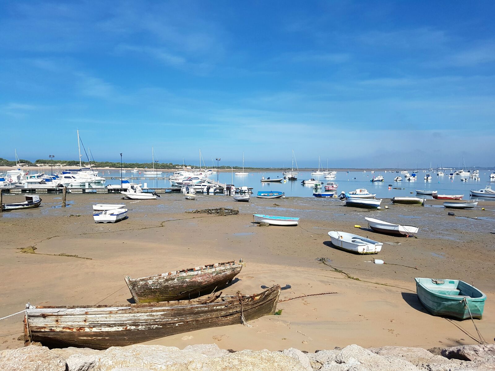 Samsung Galaxy S7 Edge sample photo. Port, marshes, sea photography