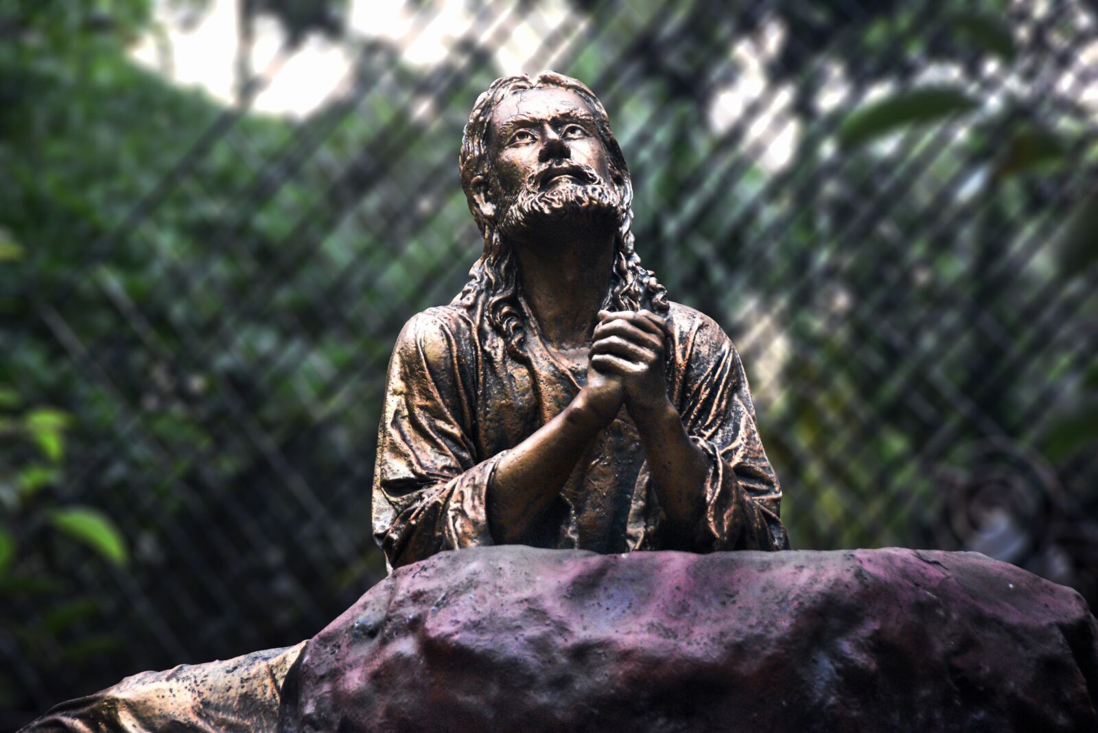 Nikon D5500 sample photo. Statue of jesus, jesus photography