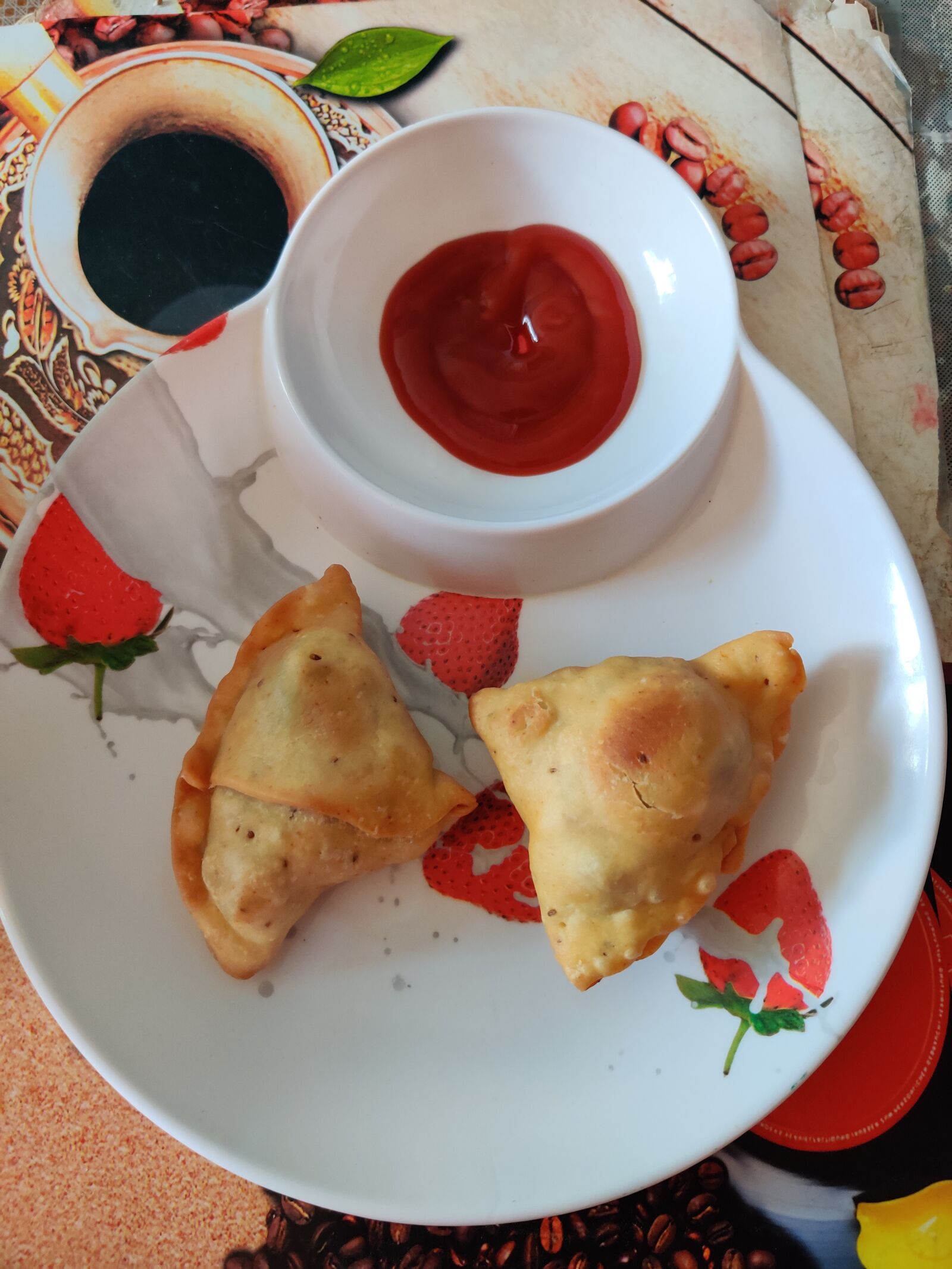 OnePlus HD1901 sample photo. Samosa, food, indian snacks photography