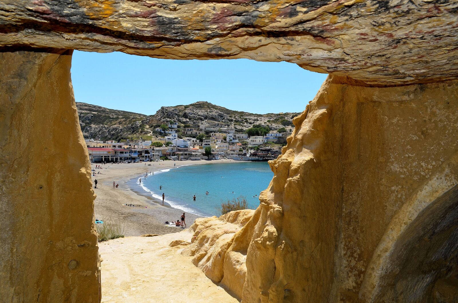 Nikon D5100 sample photo. Crete, matala, greek island photography