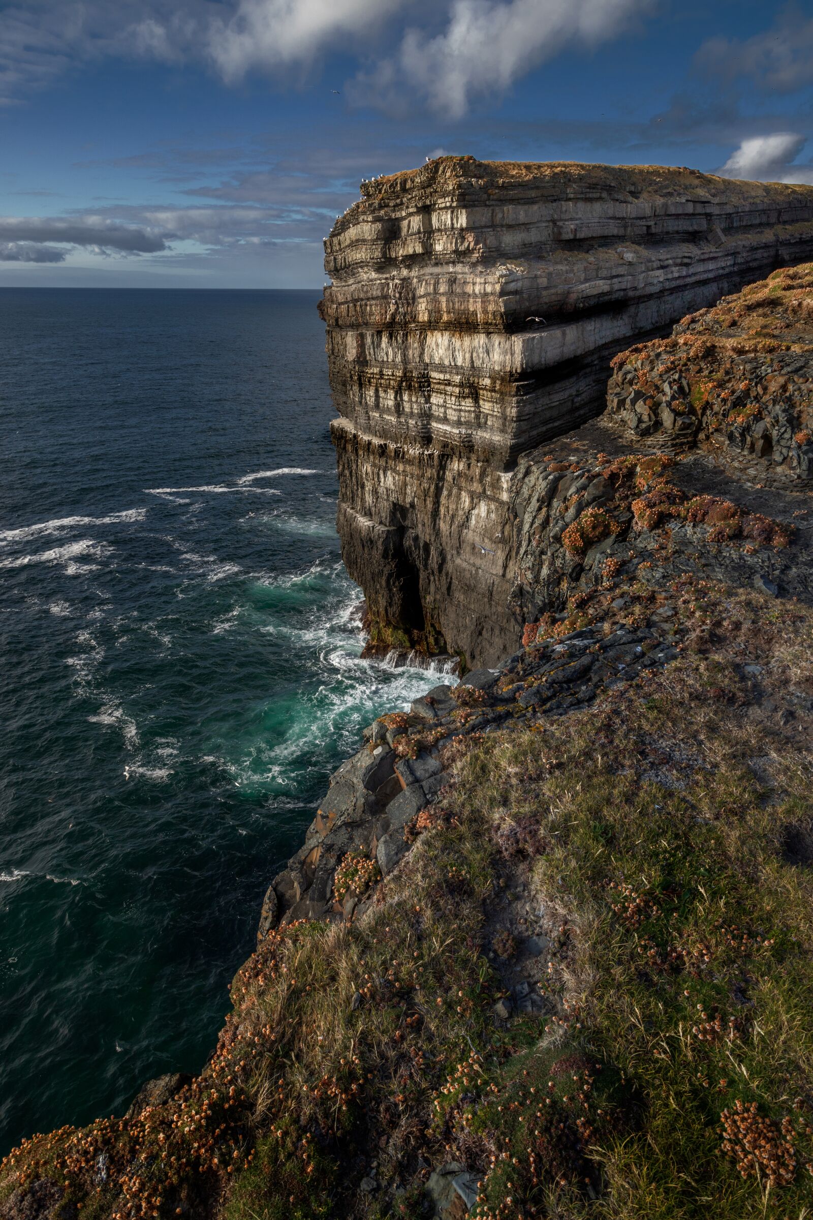 Canon EF 24-105mm F3.5-5.6 IS STM sample photo. The cliffs, ireland, sea photography