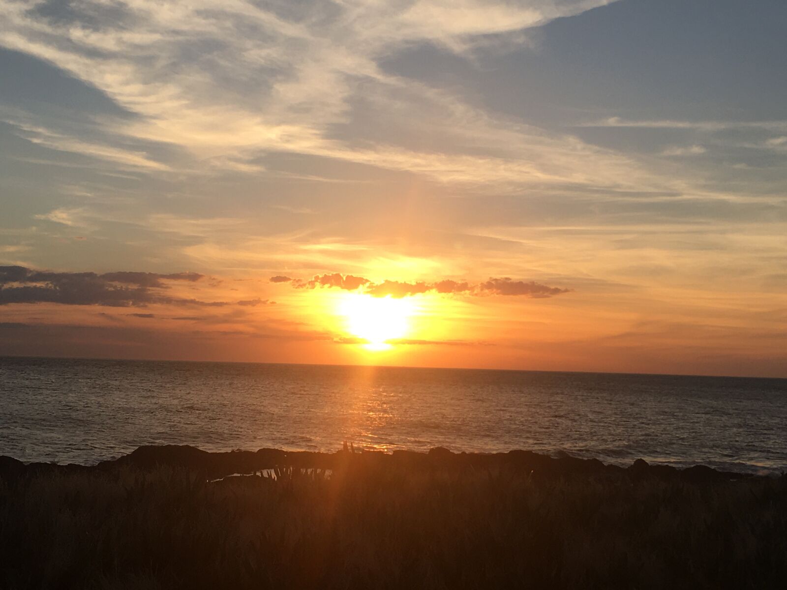 Apple iPhone SE sample photo. Sunset, atlantic, ocean photography