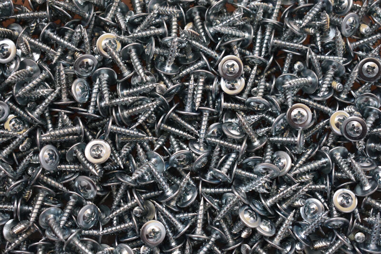 Nikon D3400 sample photo. Screws, cross, metal photography