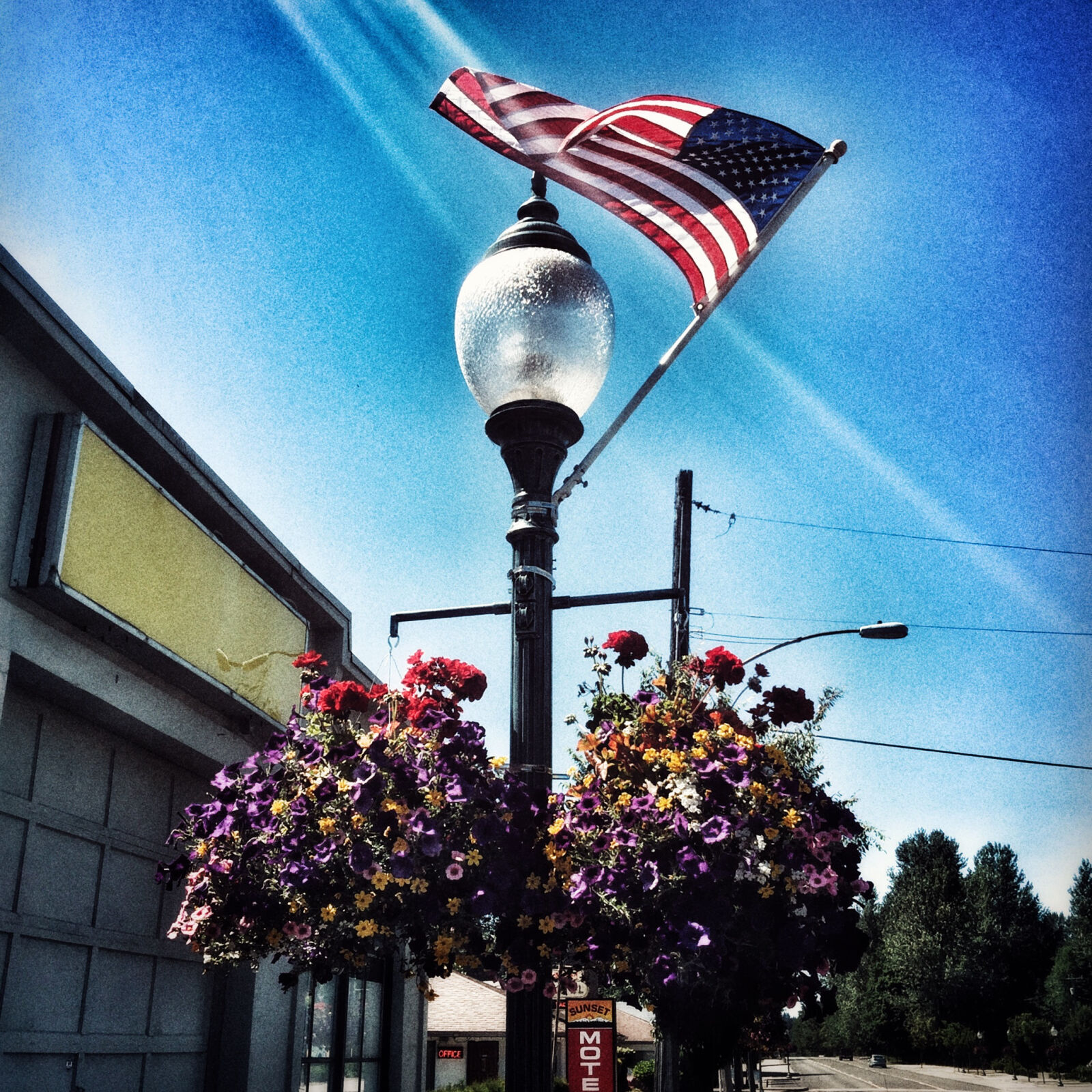 iPhone 6 Plus back camera 4.15mm f/2.2 sample photo. American, flag, bunch, of photography