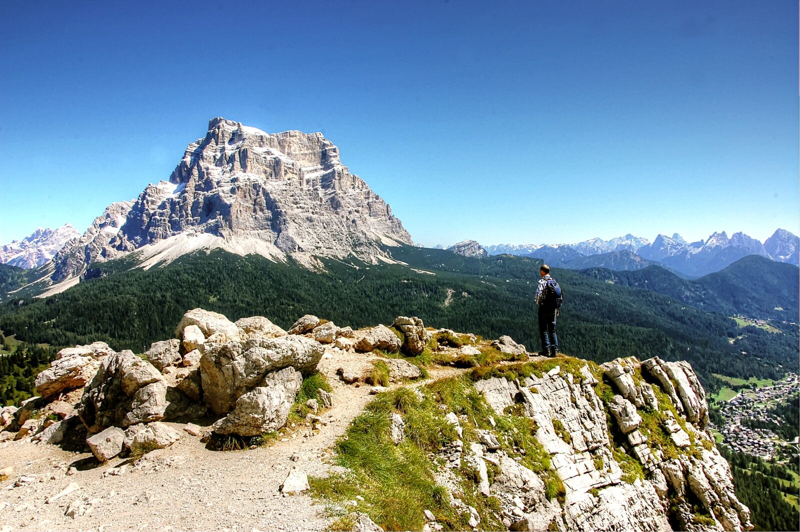 Nikon D40 sample photo. Wanderer, dolomites, italy photography