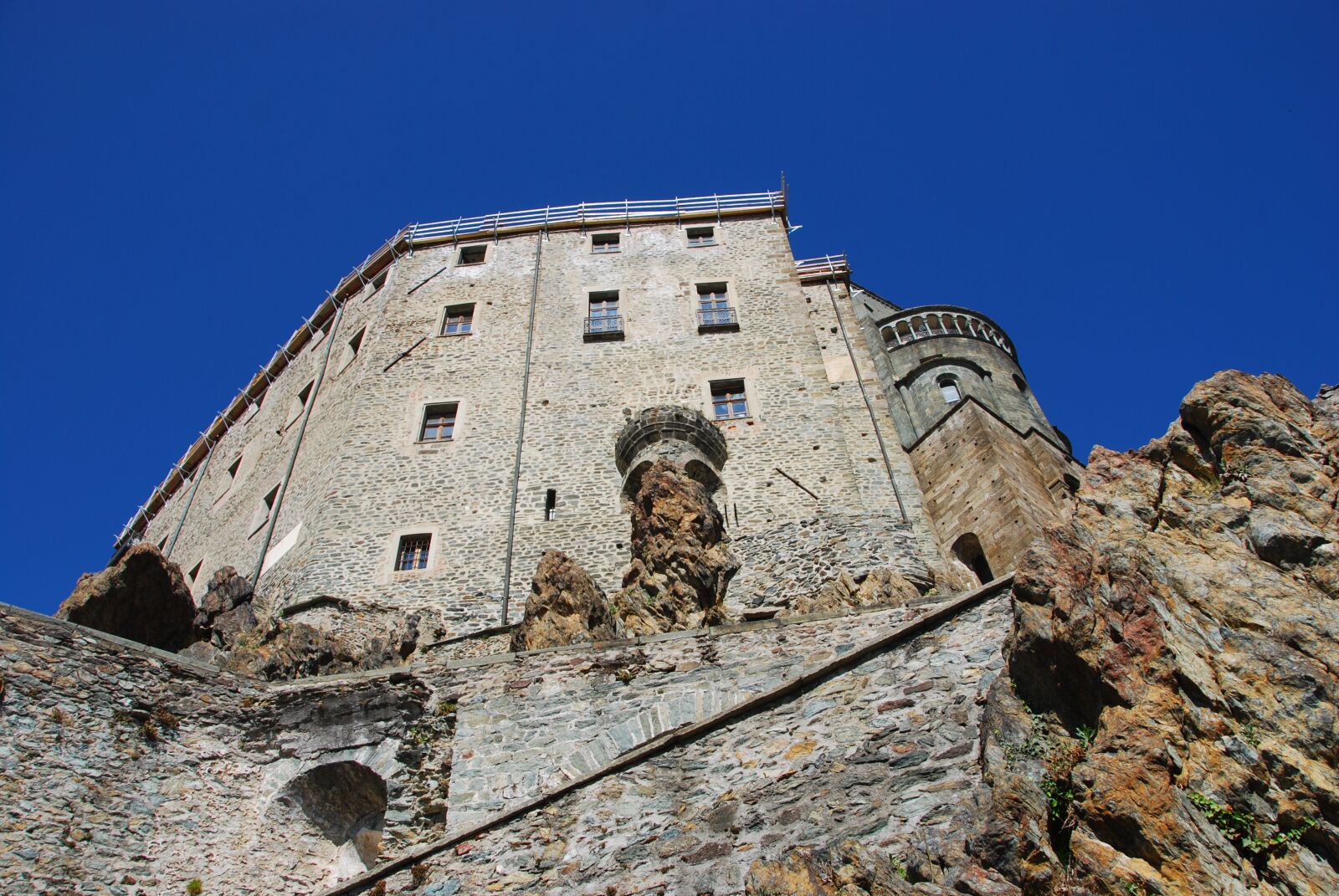 Nikon D80 sample photo. Monastery, sacra san michele photography
