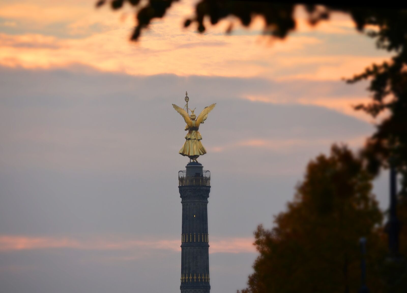 Nikon D5100 sample photo. Siegessäule, berlin, landmark photography