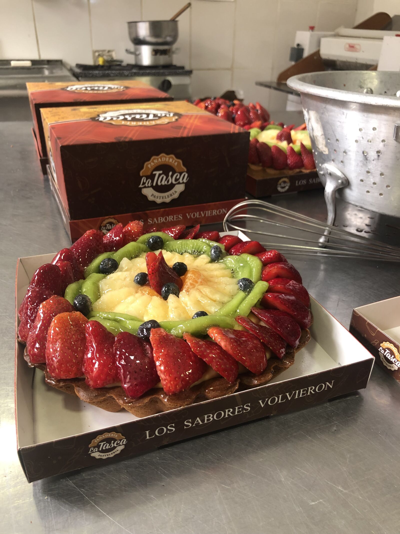 iPhone 8 back camera 3.99mm f/1.8 sample photo. Strawberry, cake, pastry photography