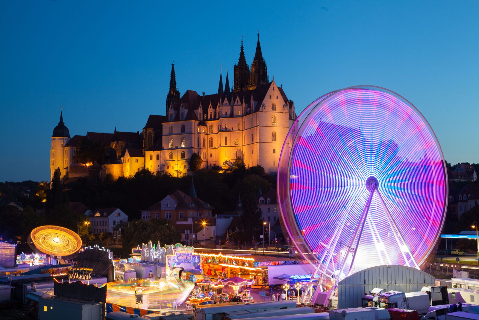 Canon EOS 5D Mark II sample photo. Ferris wheel, fair, ride photography