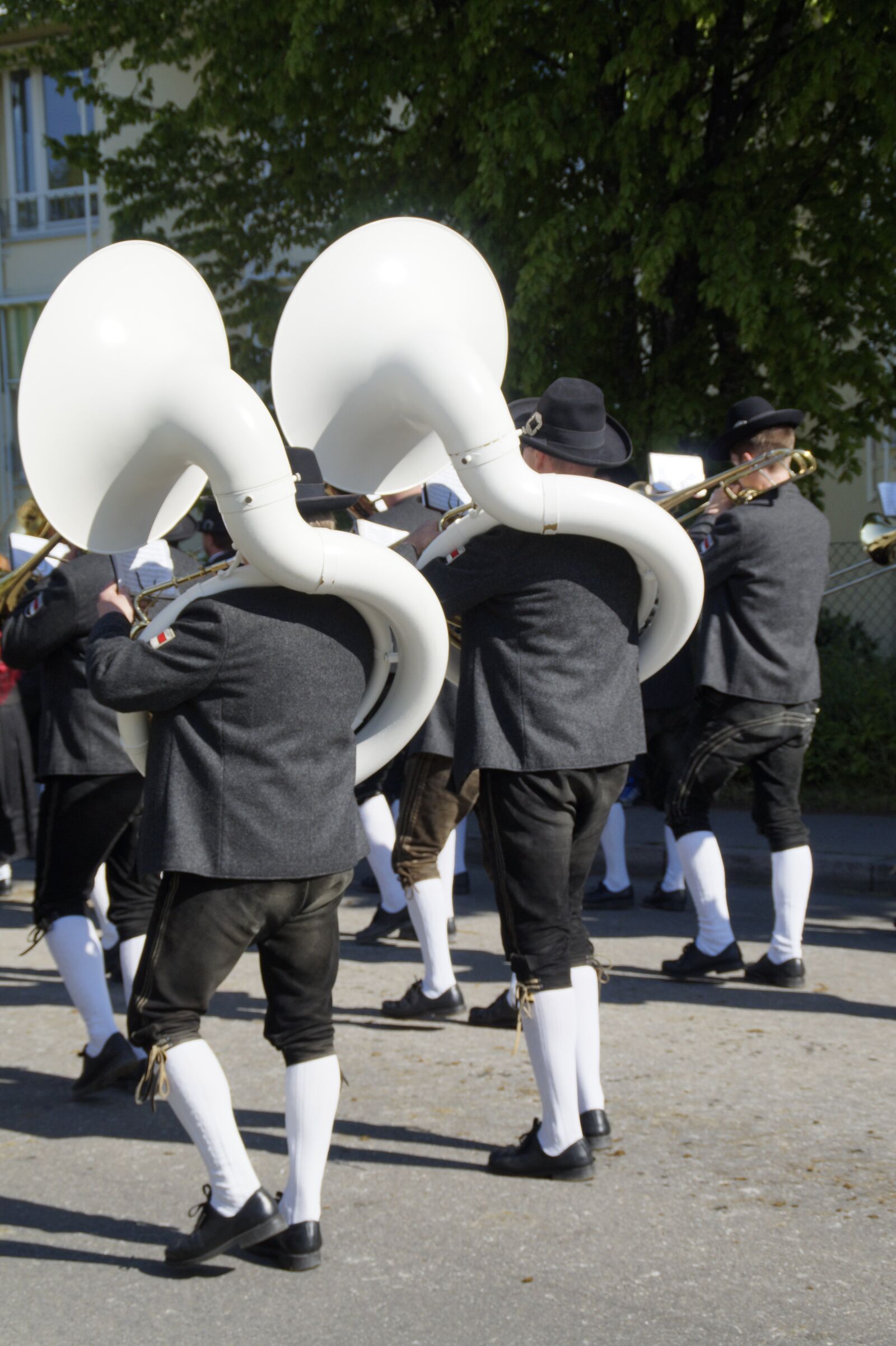 Sony SLT-A58 sample photo. Brass band, marching, costume photography