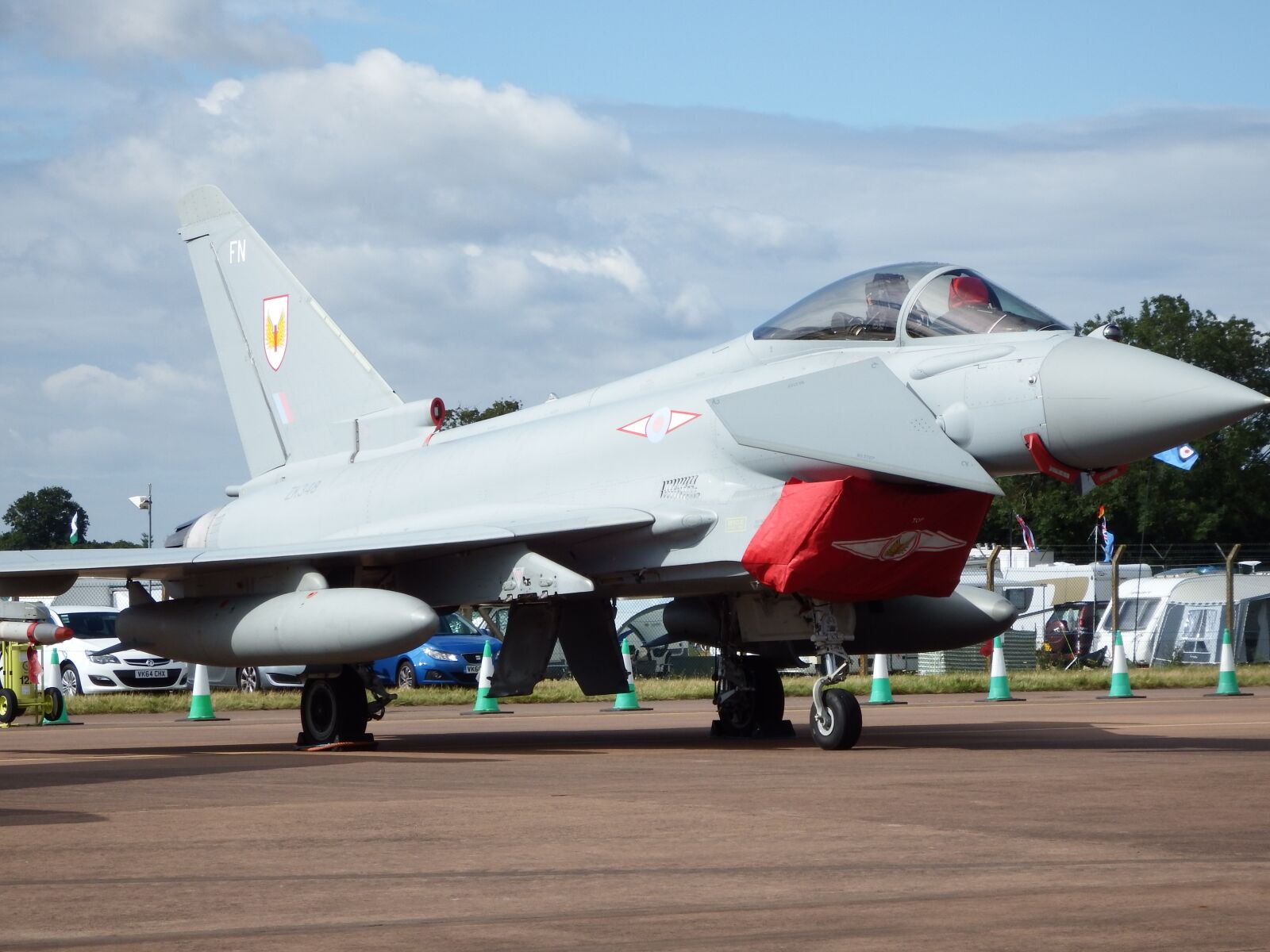 Fujifilm FinePix SL1000 sample photo. Typhoon, fighter, jet photography