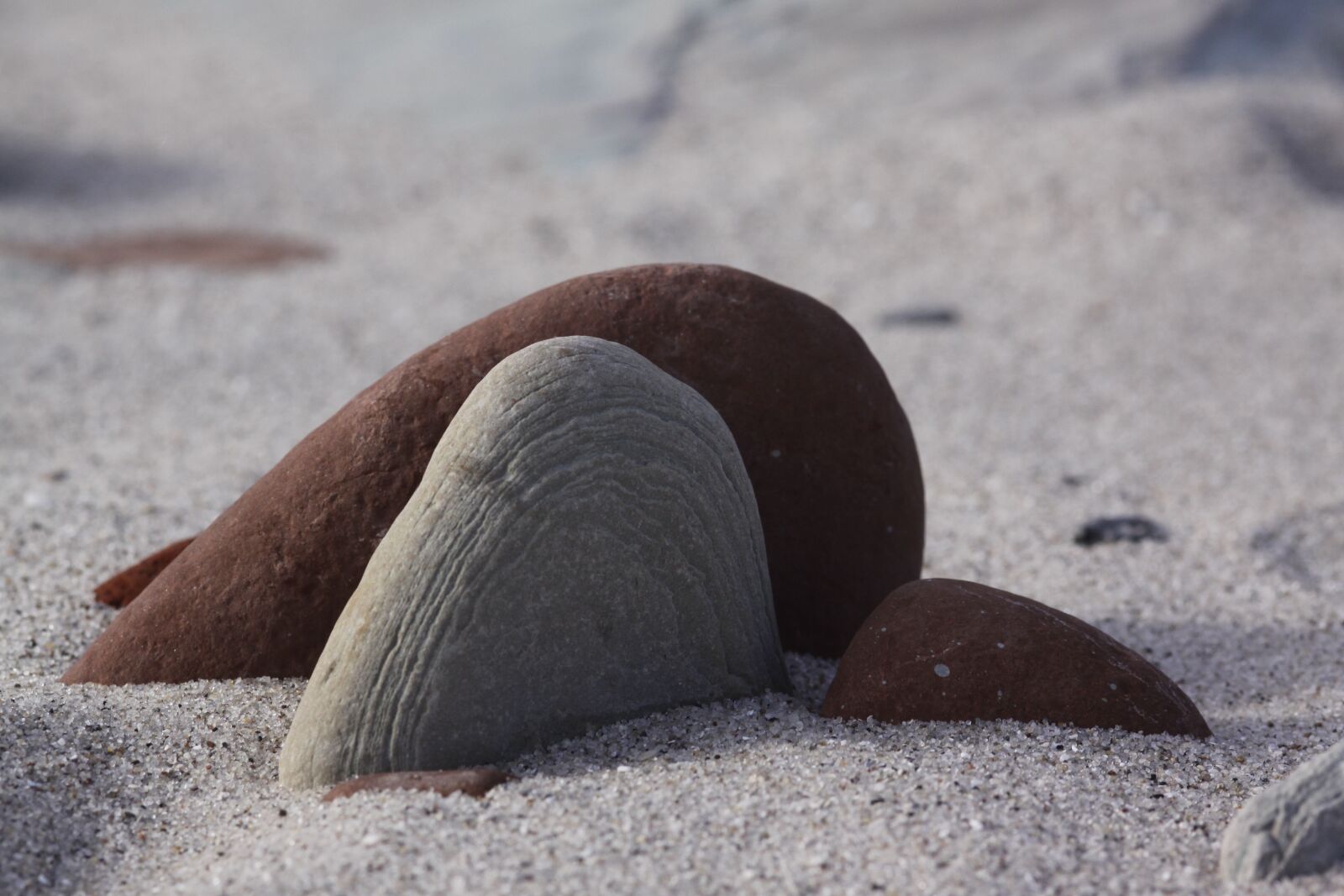 Canon EOS 50D sample photo. Helgoland, stones, sea photography
