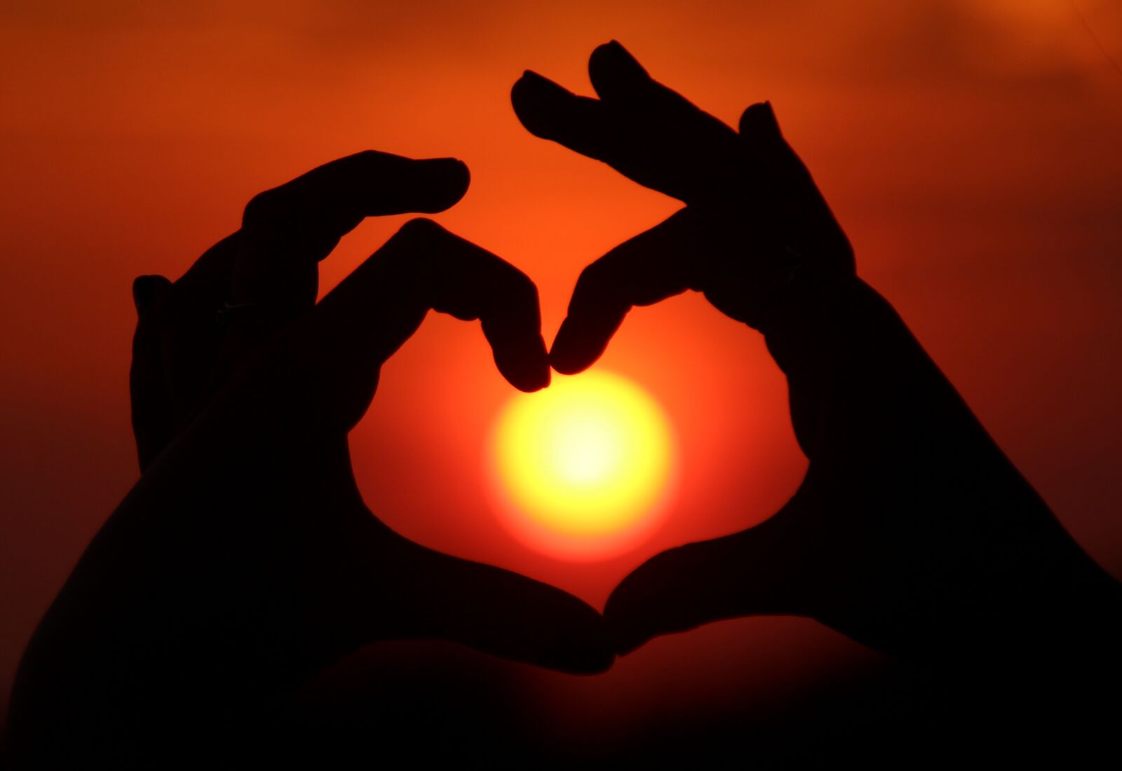 Canon EOS 700D (EOS Rebel T5i / EOS Kiss X7i) sample photo. Sun, hands, heart photography