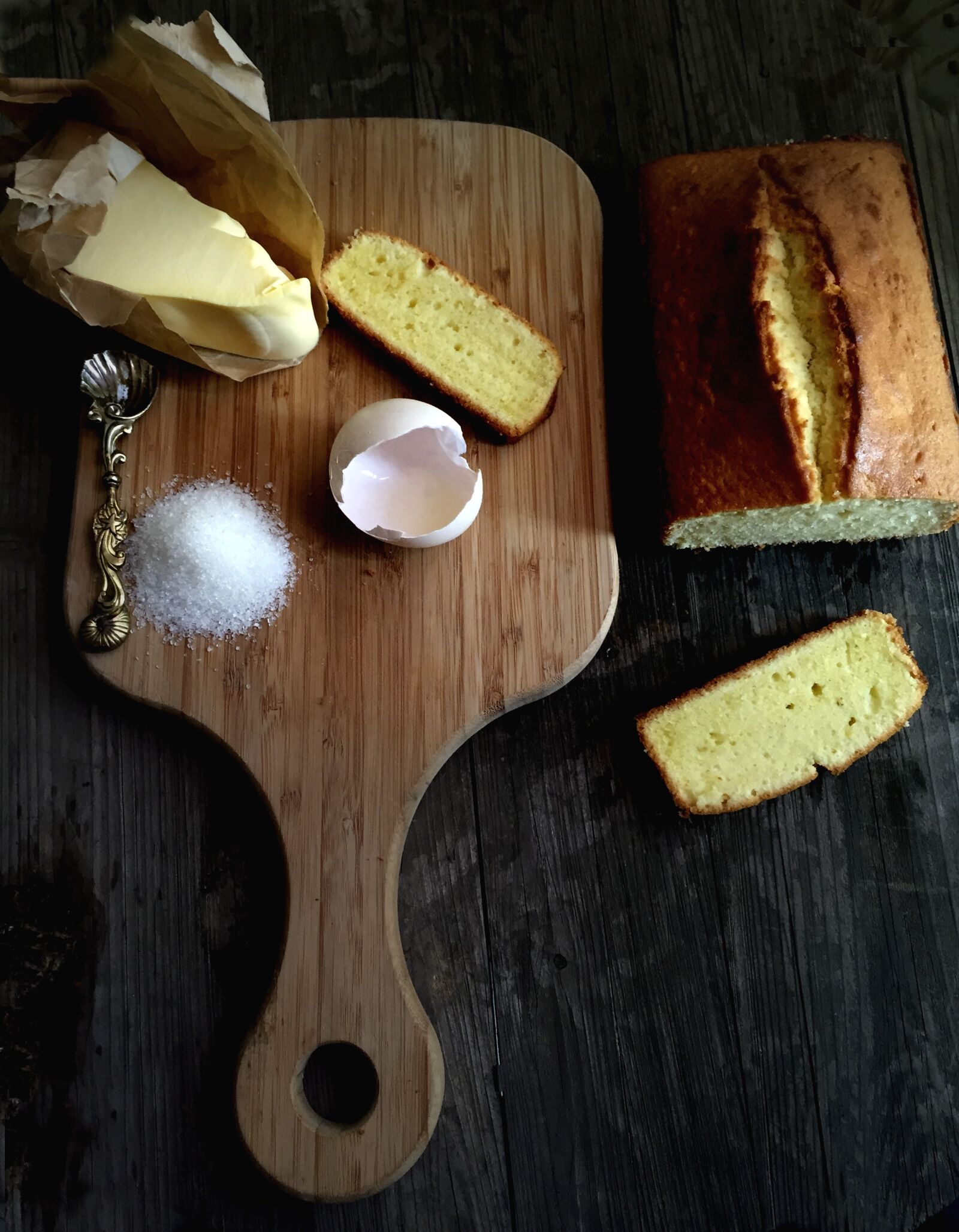 Apple iPhone 6 sample photo. Pound cake, butter pound photography