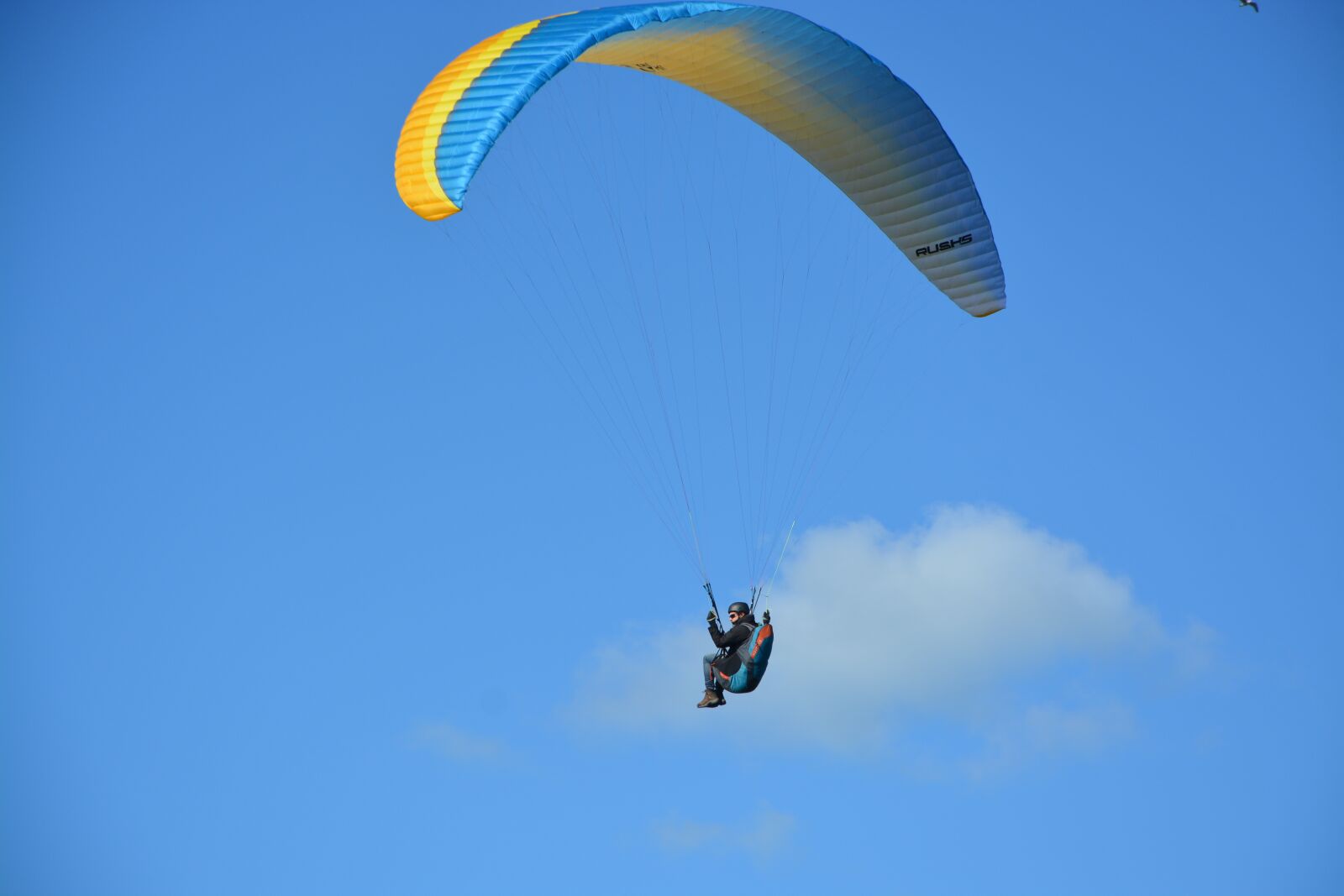 Nikon D5200 sample photo. Paragliding, paraglider, sailing photography