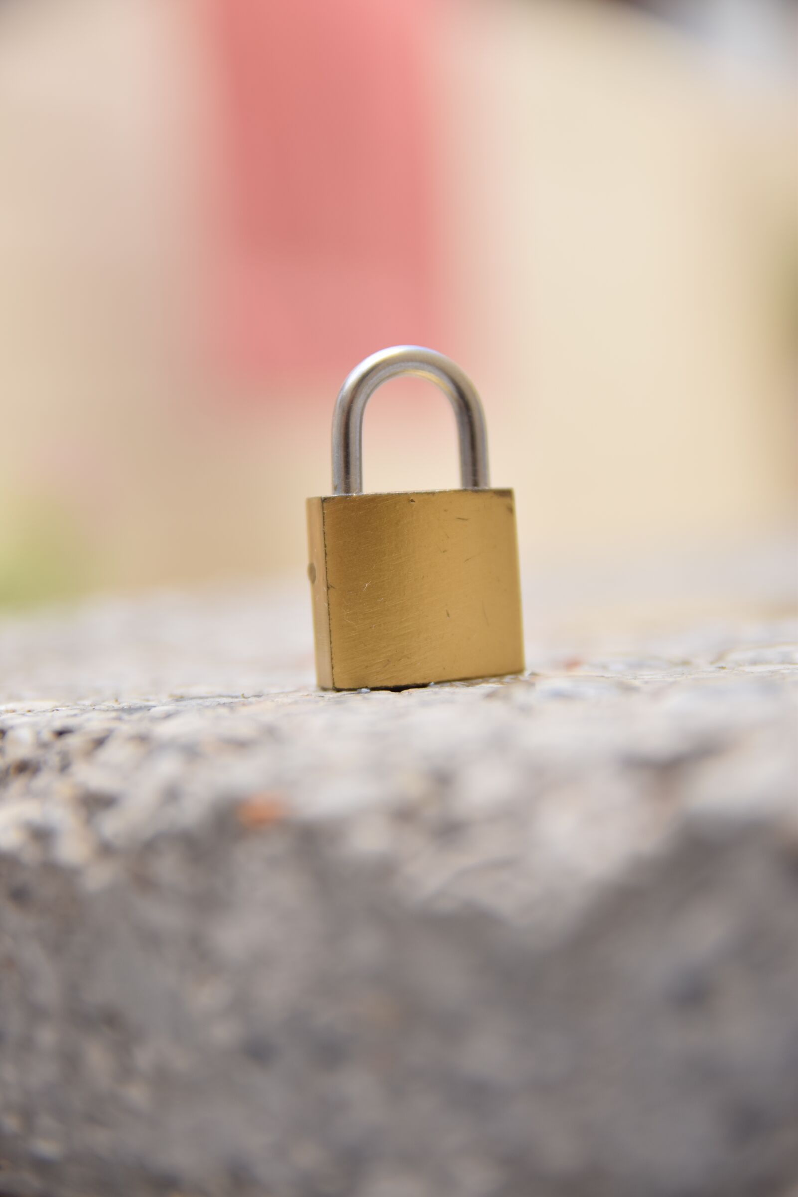 Nikon D5300 sample photo. Padlock, key, door photography