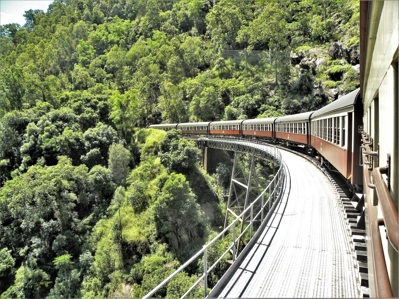 Nikon Coolpix P90 sample photo. Train, railway, mountain photography