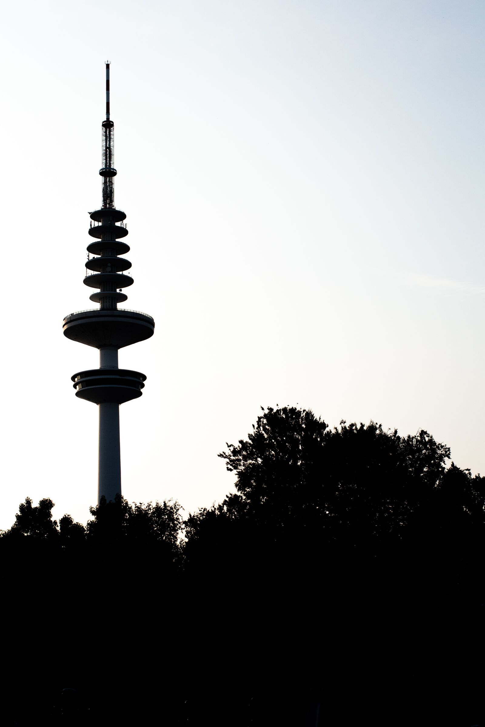 Canon EF 40mm F2.8 STM sample photo. Tv tower, hamburg, silhouette photography