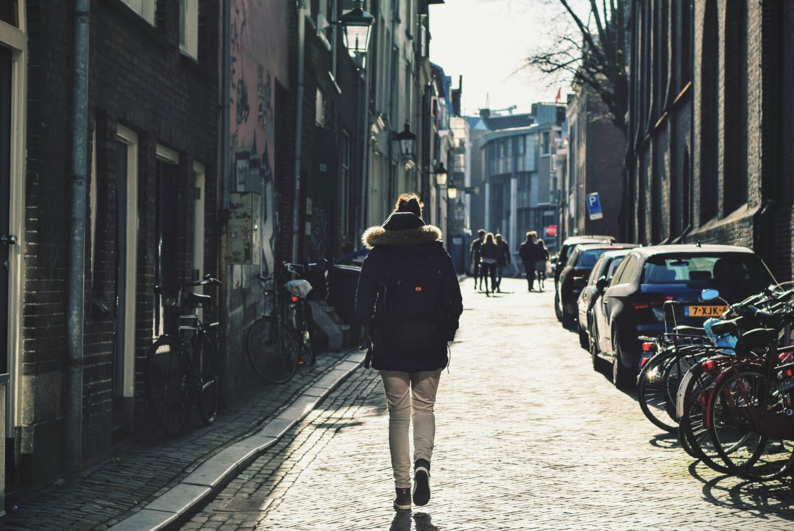 Nikon D3300 sample photo. Alley, bicycles, bikes photography