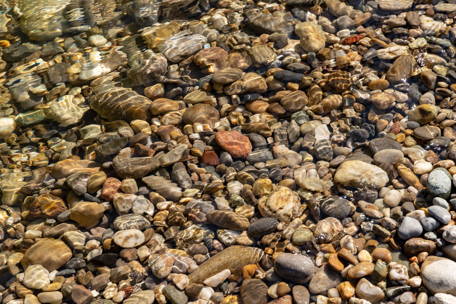 Canon EOS 6D Mark II sample photo. Stones, bach, water photography