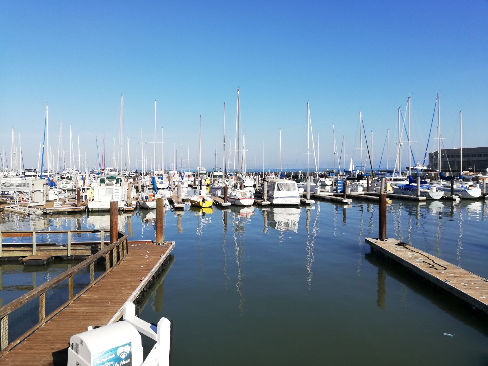 HUAWEI P20 lite sample photo. Marina, pier, san francisco photography