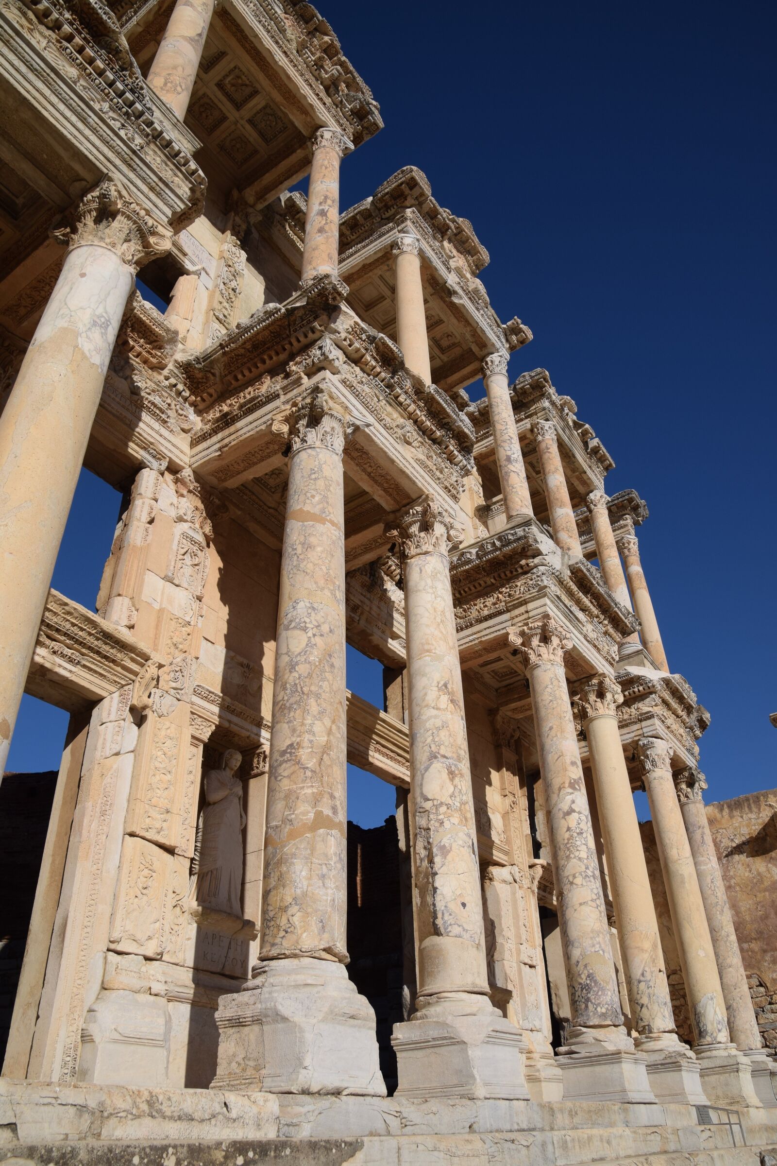 Nikon D5300 sample photo. Ancient, library of celsus photography