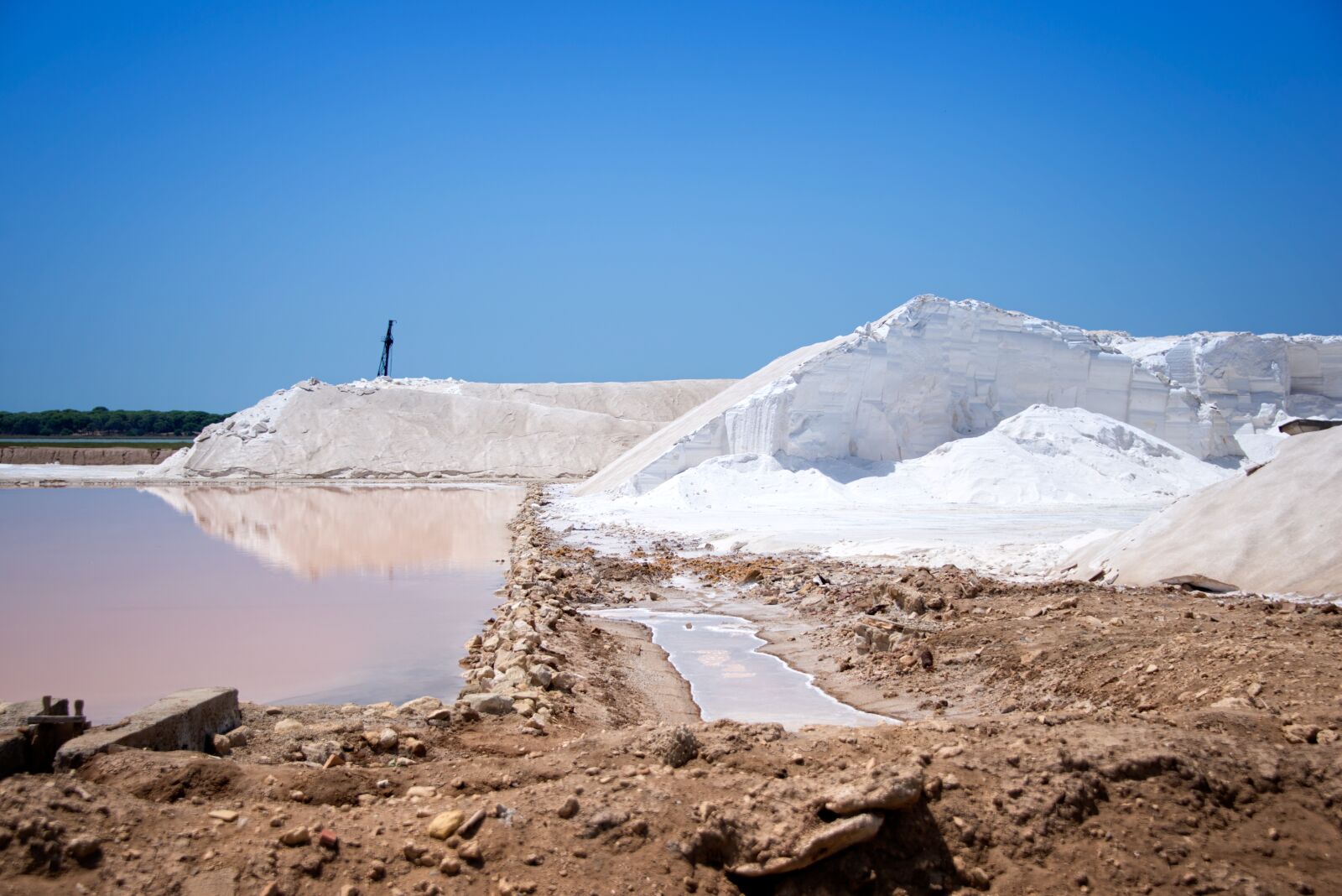 Nikon D800 sample photo. Sea salt, salt, spain photography