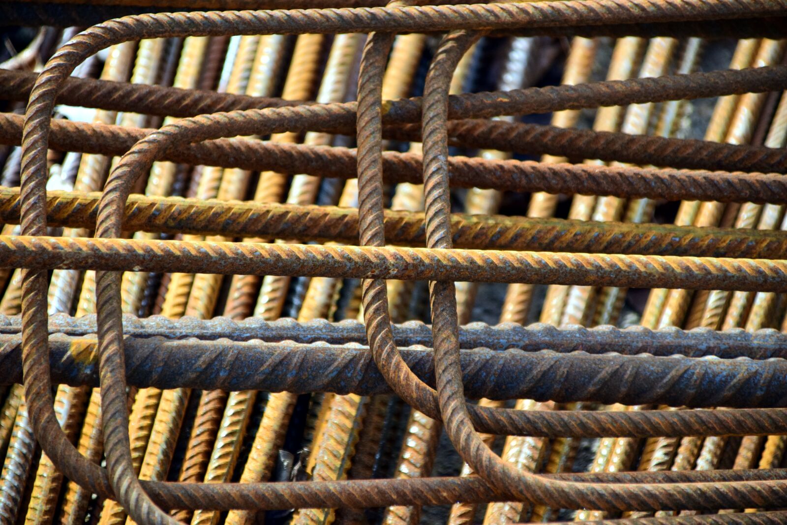 Nikon D3300 sample photo. Iron, steel for construction photography