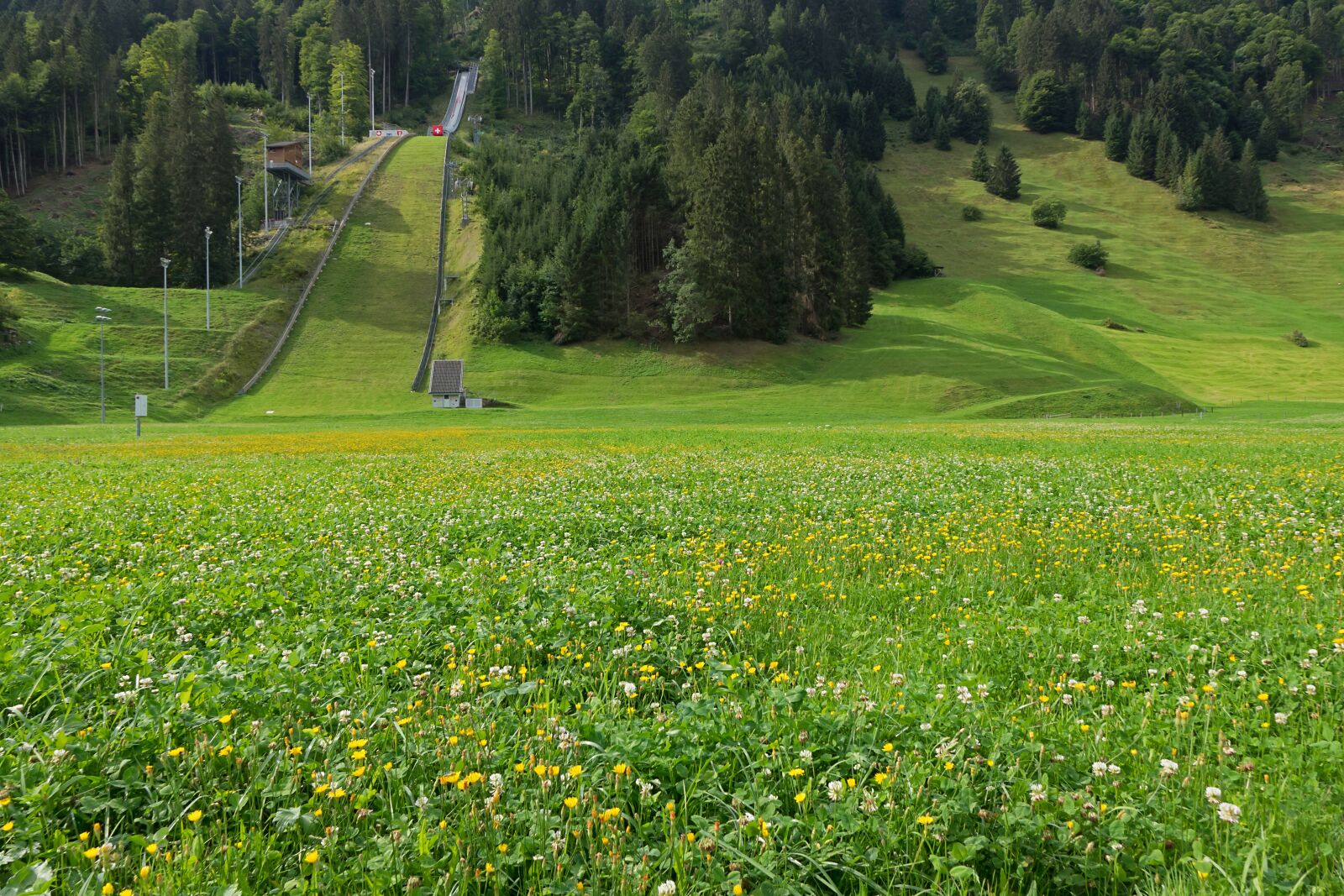 24-200mm F2.8 sample photo. Ski jump, hill, ski photography