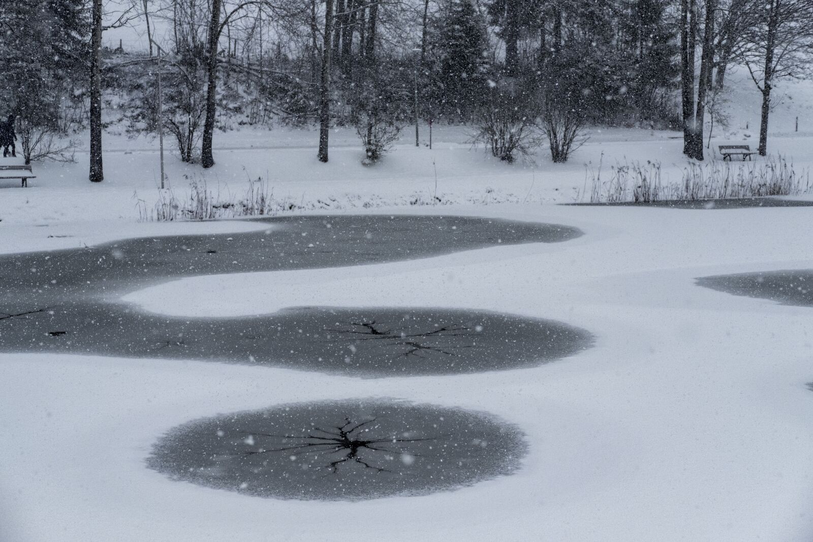 Fujifilm X-T2 + Fujifilm XF 35mm F2 R WR sample photo. Winter, snow, water photography