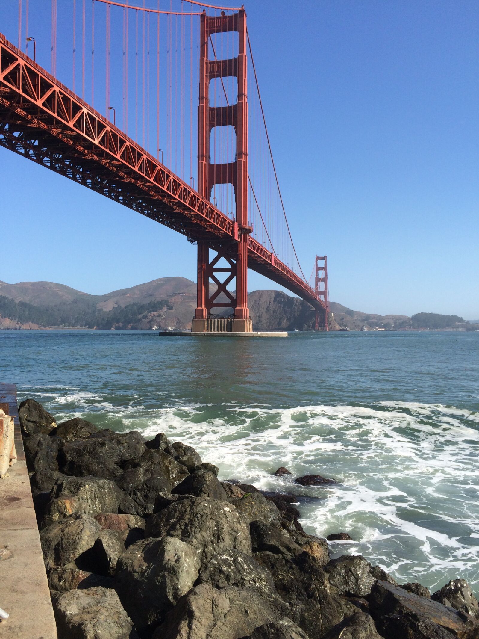 iPhone 5s back camera 4.15mm f/2.2 sample photo. Golden gate bridge, san photography