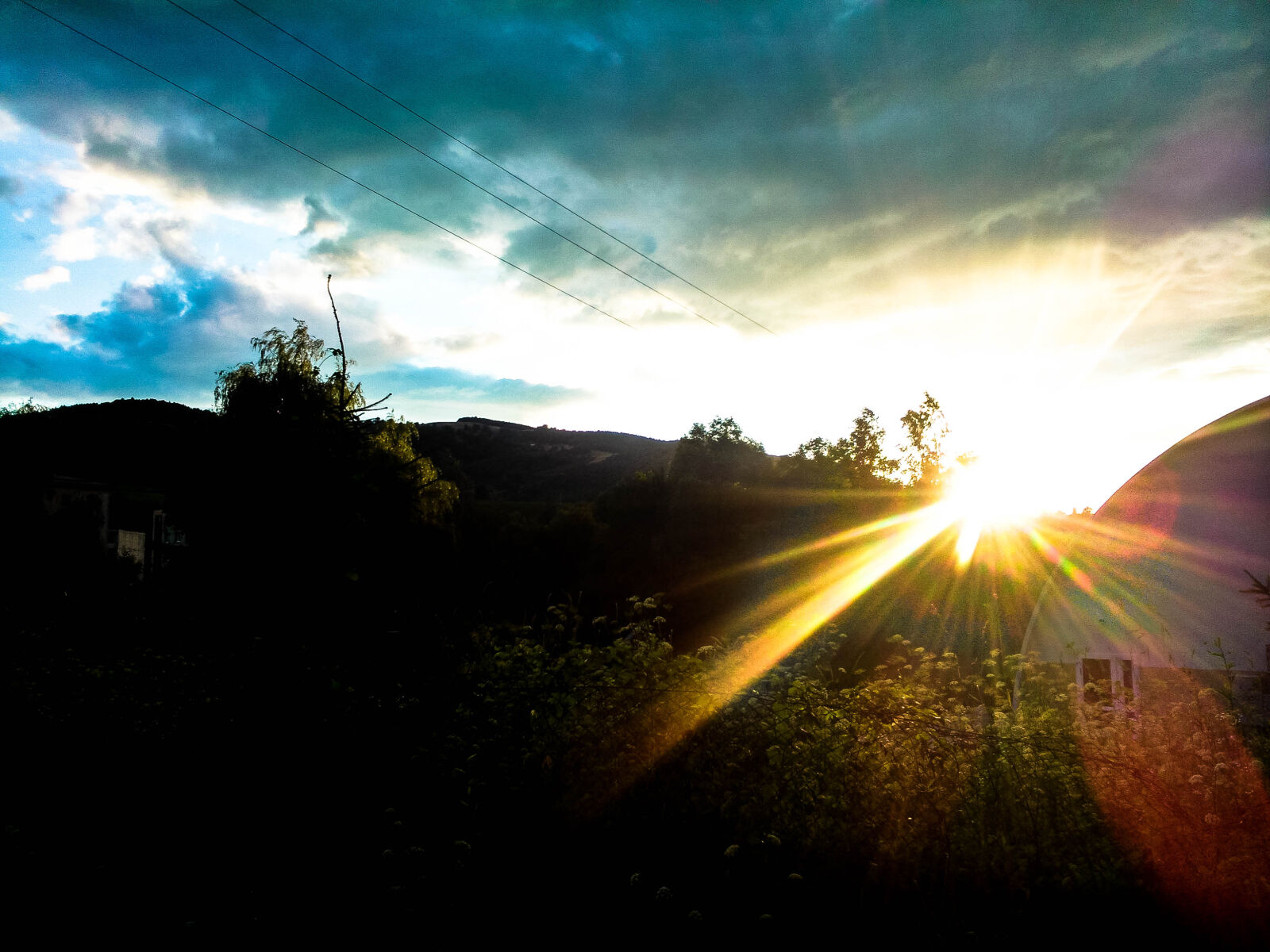Sony Xperia L sample photo. Sunset photography