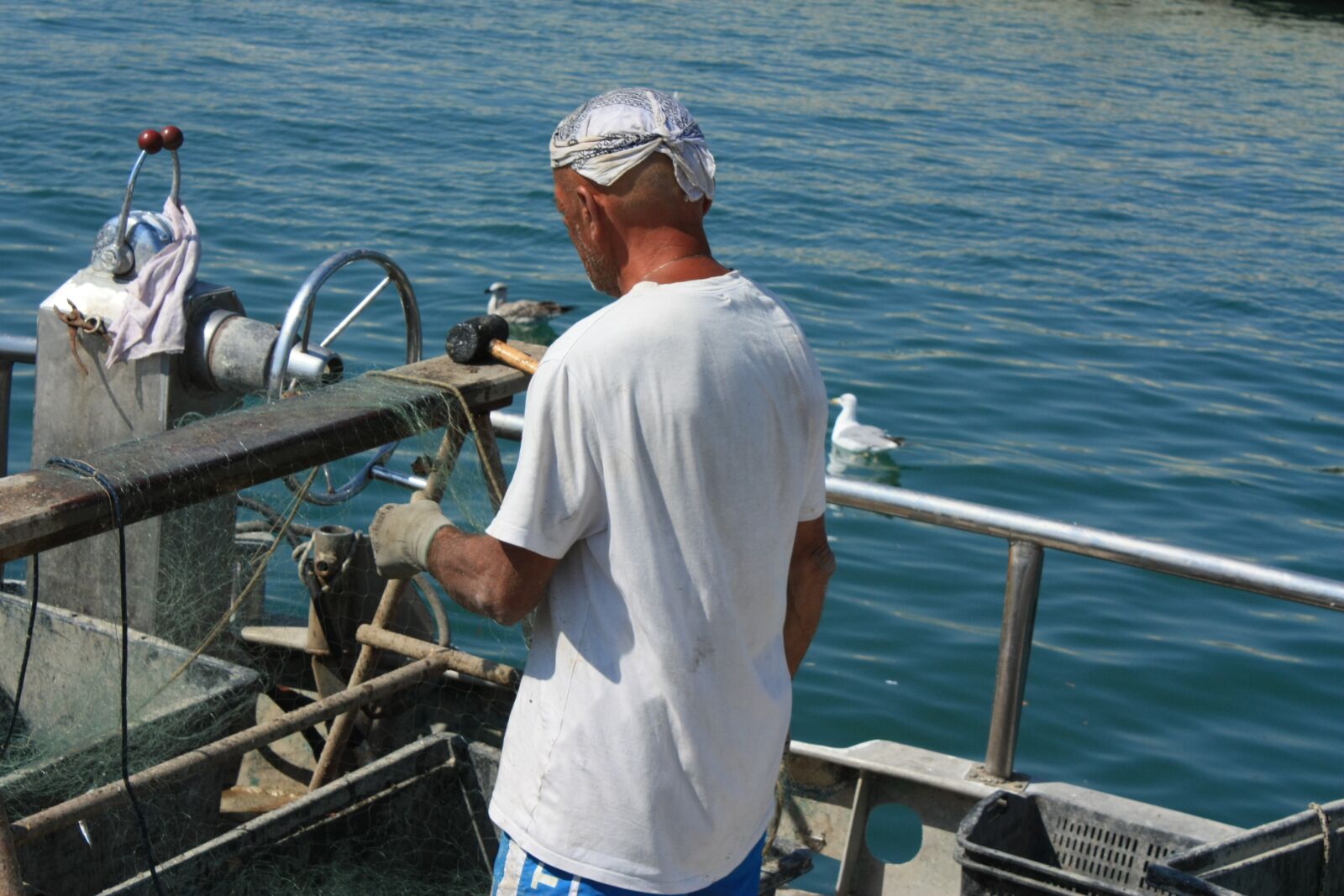 Canon EOS 450D (EOS Rebel XSi / EOS Kiss X2) sample photo. Old fishing, sea, italy photography