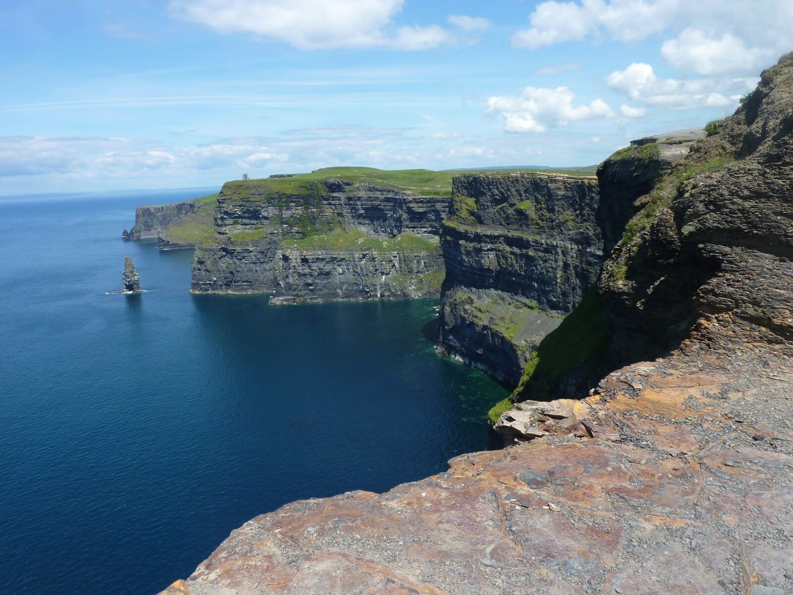 Panasonic DMC-TZ7 sample photo. Ireland, view, ocean photography