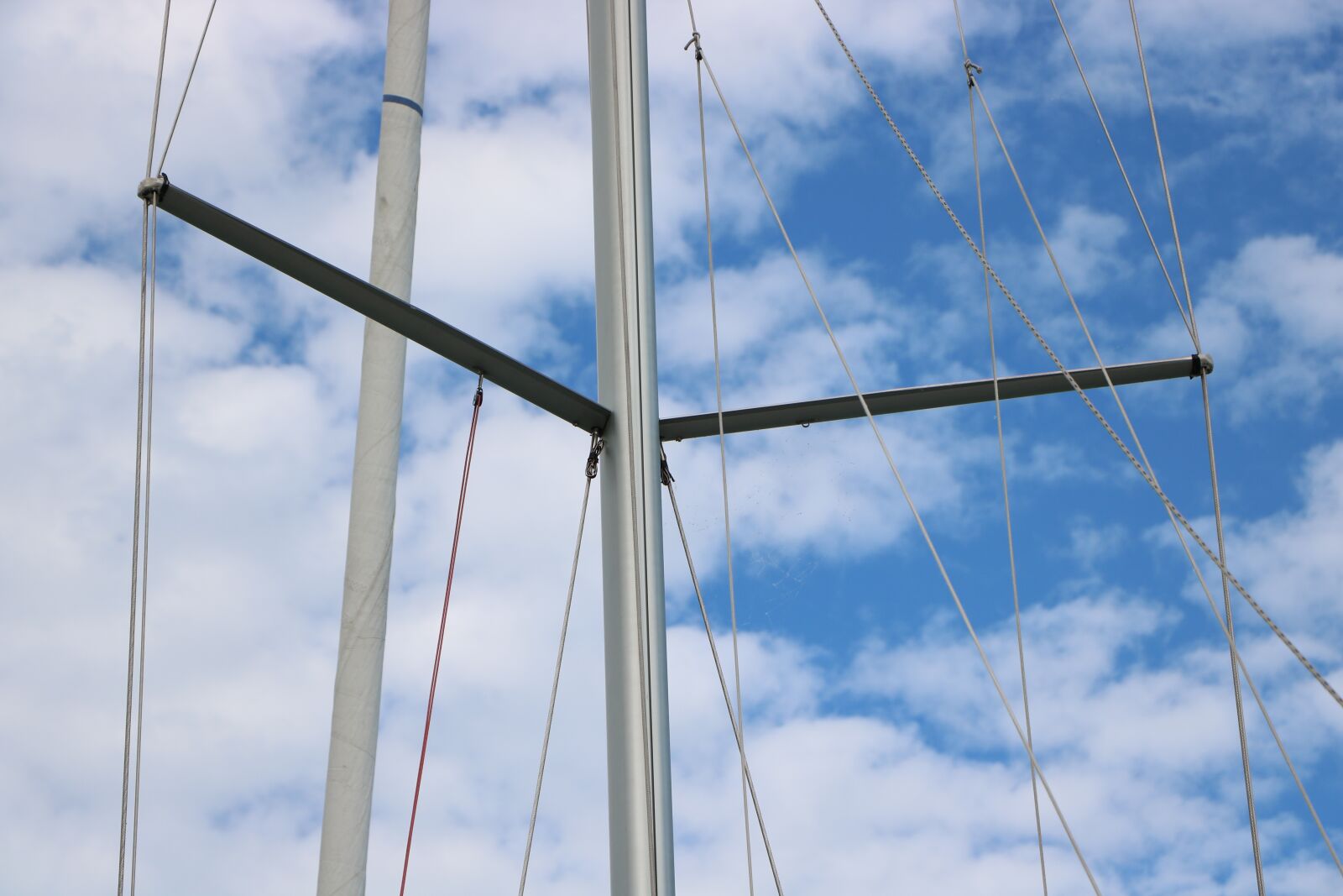 Canon EOS 760D (EOS Rebel T6s / EOS 8000D) sample photo. Mast, sky, blue photography