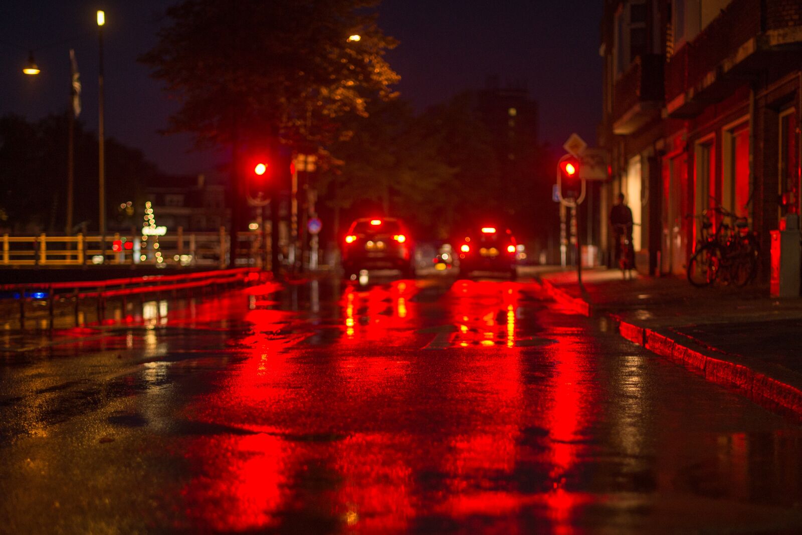 Nikon D600 sample photo. Street, light, red photography