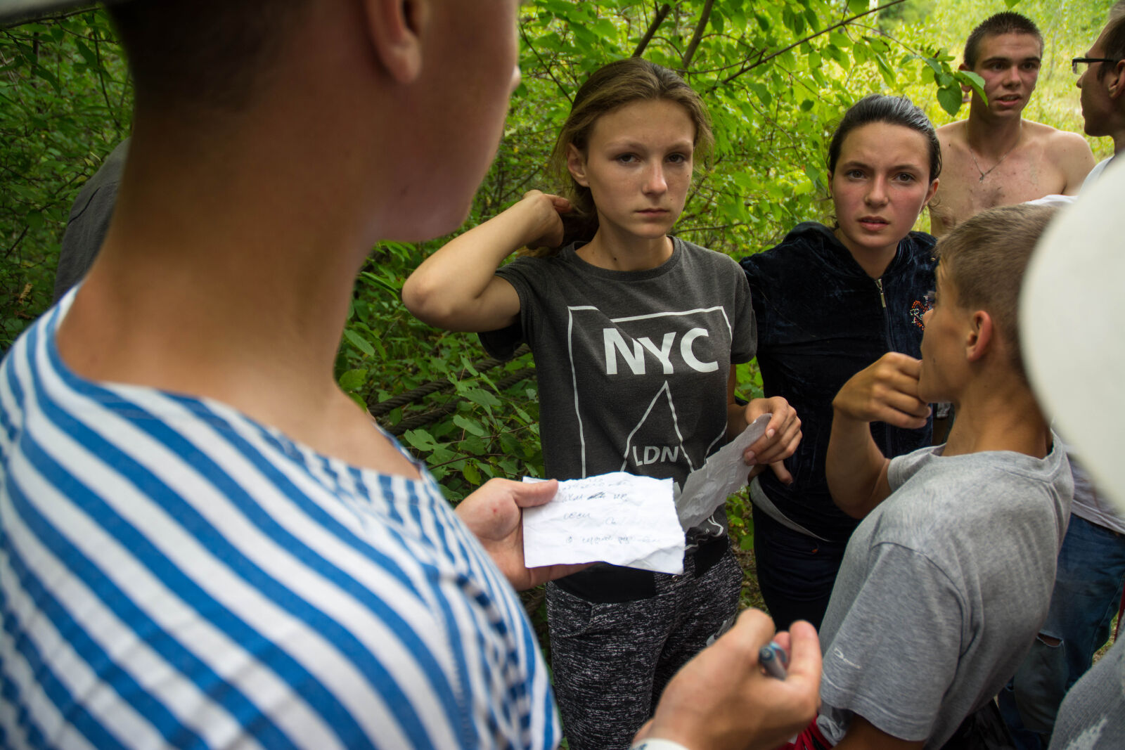 Nikon D7100 sample photo. Camp, dip, forest, pine photography