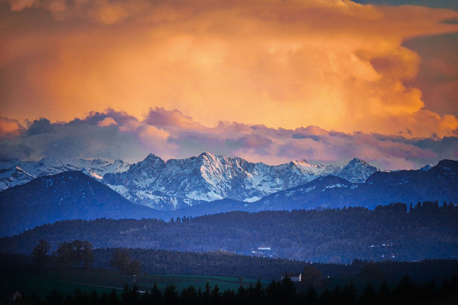 Panasonic Lumix DMC-GX7 sample photo. Mountain, panorama, snow photography