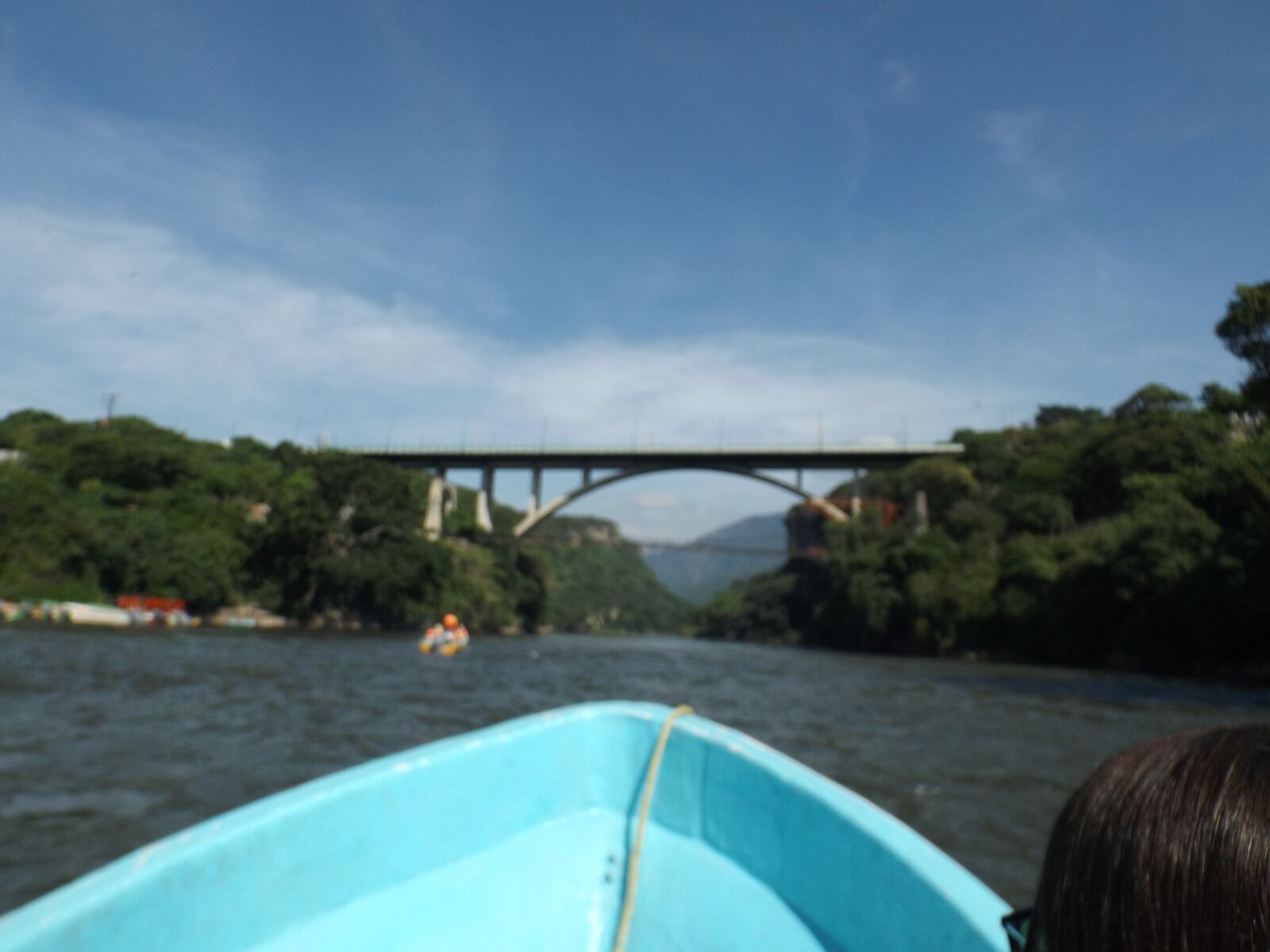 Fujifilm FinePix S4800 sample photo. Boat, bridge, water photography