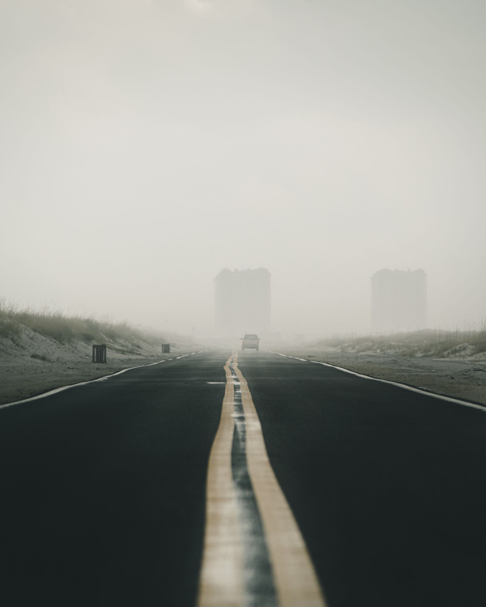 Sony a7 III sample photo. Foggy, road, misty photography