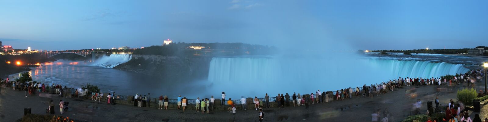 Canon EOS 20D sample photo. Niagara falls, falls, panorama photography