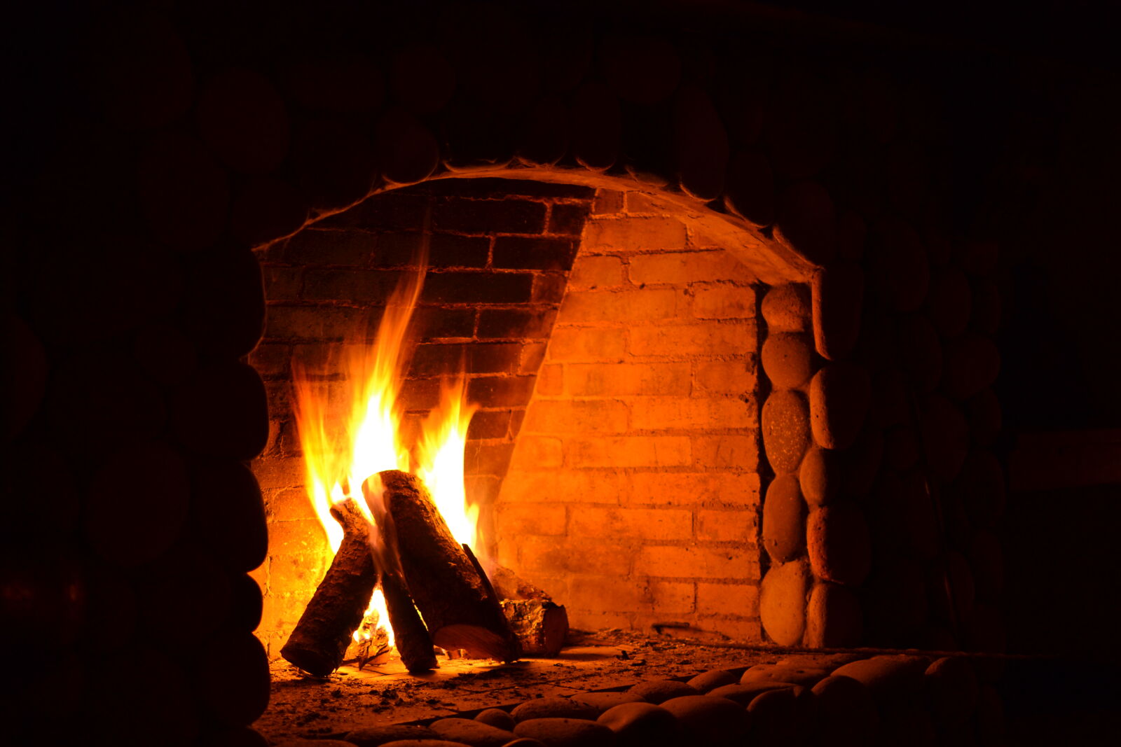 Nikon D3100 sample photo. Bonfire, chimney, fire, home photography