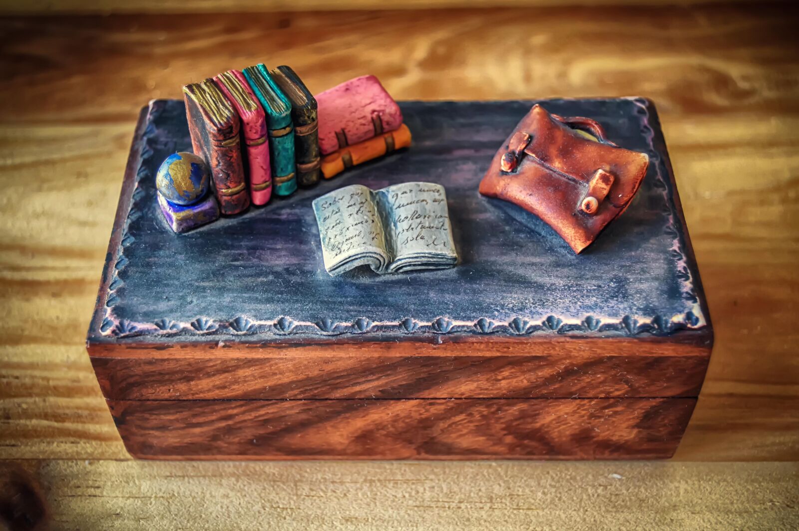 Nikon D3200 sample photo. Wooden box, study table photography