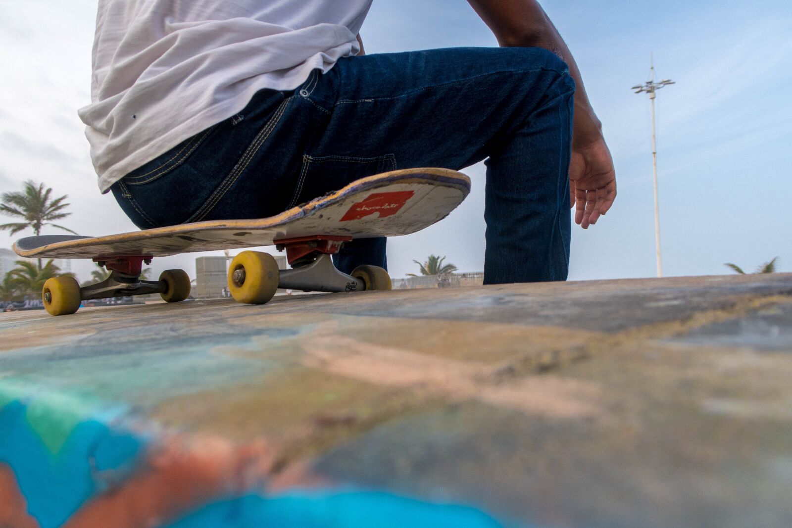 Canon PowerShot G7 X Mark II sample photo. Skateboard, beach, wheels photography
