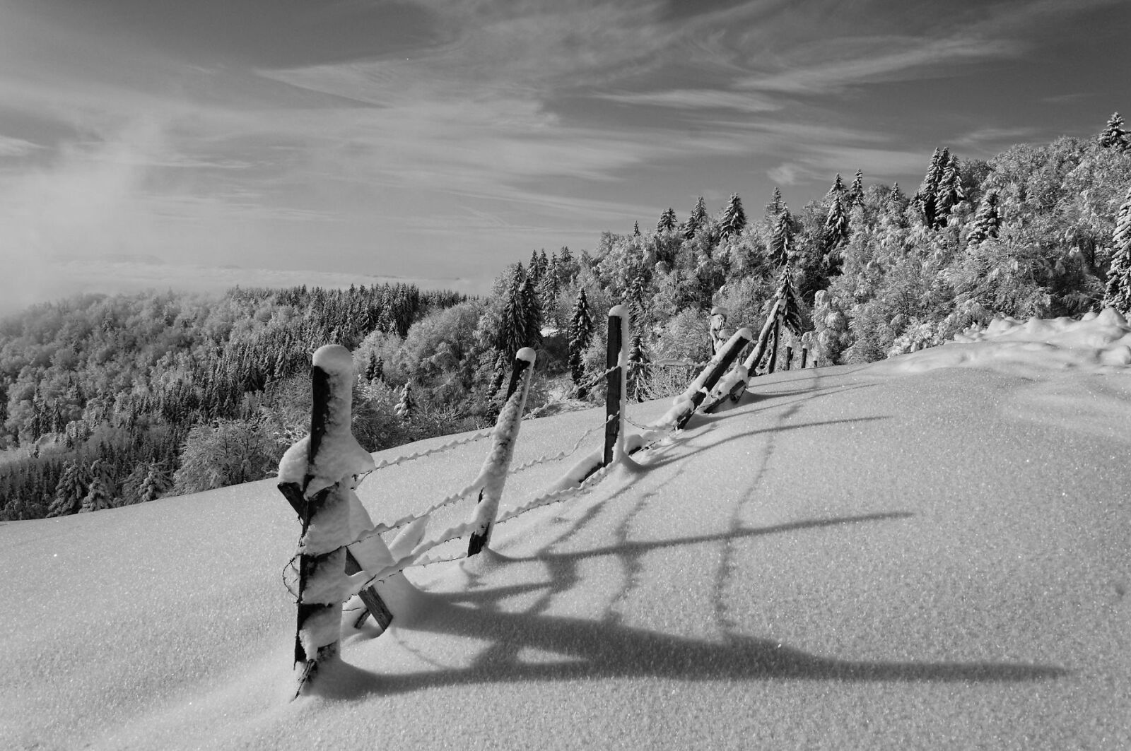 Nikon D300S sample photo. Traces, snow, summit photography