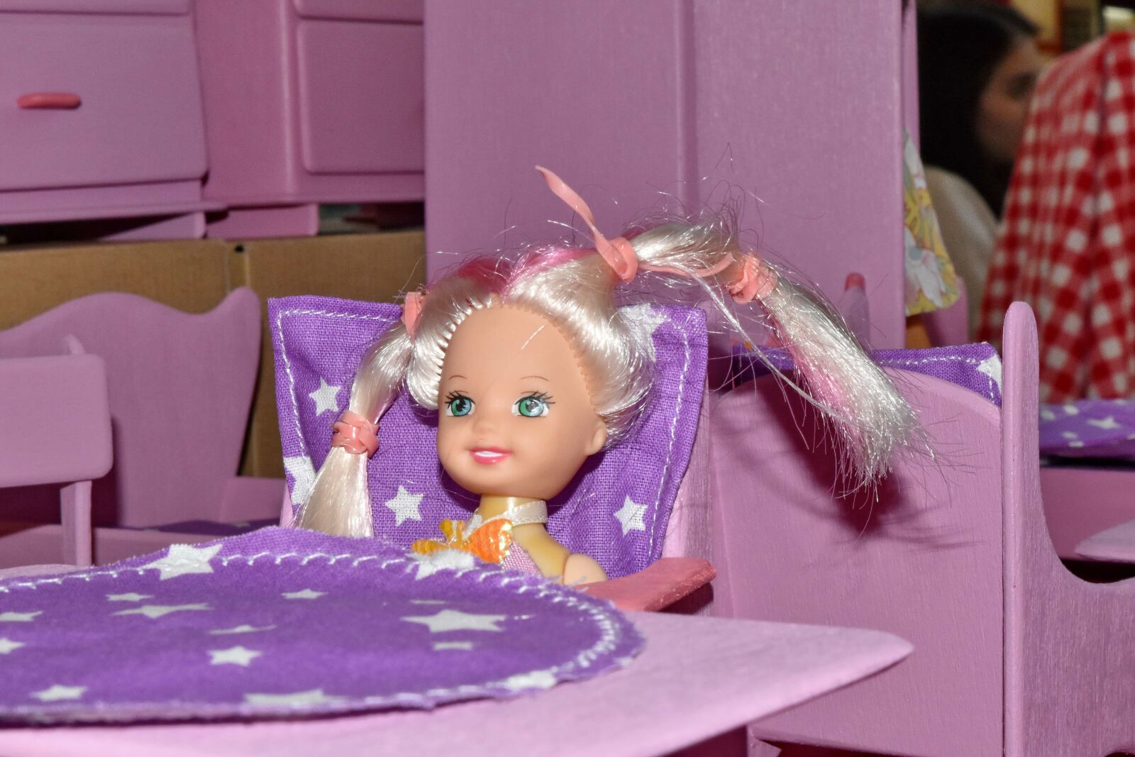 Nikon D5500 sample photo. Doll, room, table, indoors photography