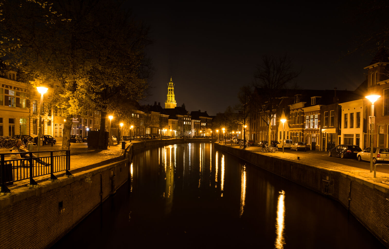 Nikon D7100 sample photo. City, night, evening, canal photography