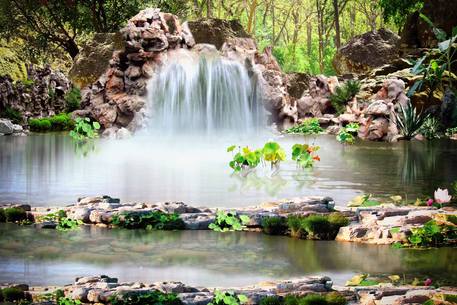 Nikon D3300 sample photo. Beautiful, waterfall, nature photography