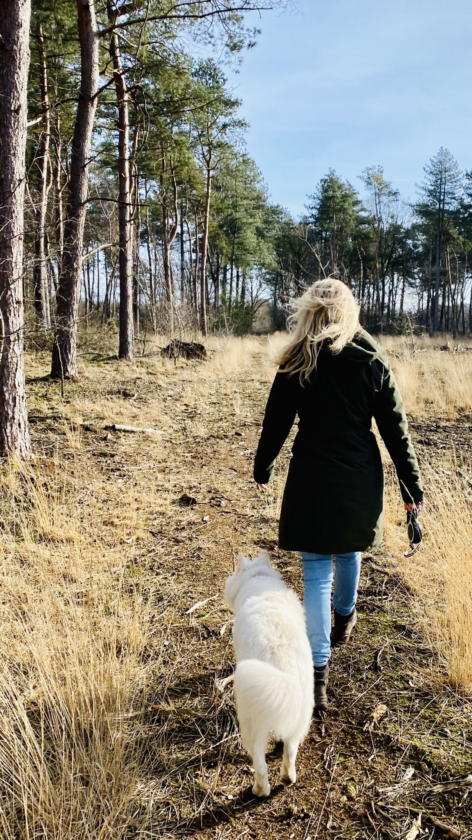 Apple iPhone 11 Pro Max sample photo. Woman, dog, nature photography